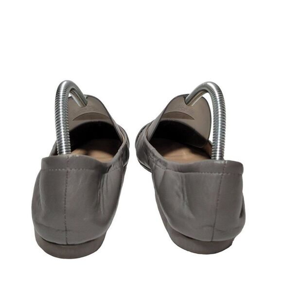 Cole Haan Elsie Ballet Flat Shoes Womens 8B Patent Cap Toe Gray Soft Leather - Picture 5 of 14